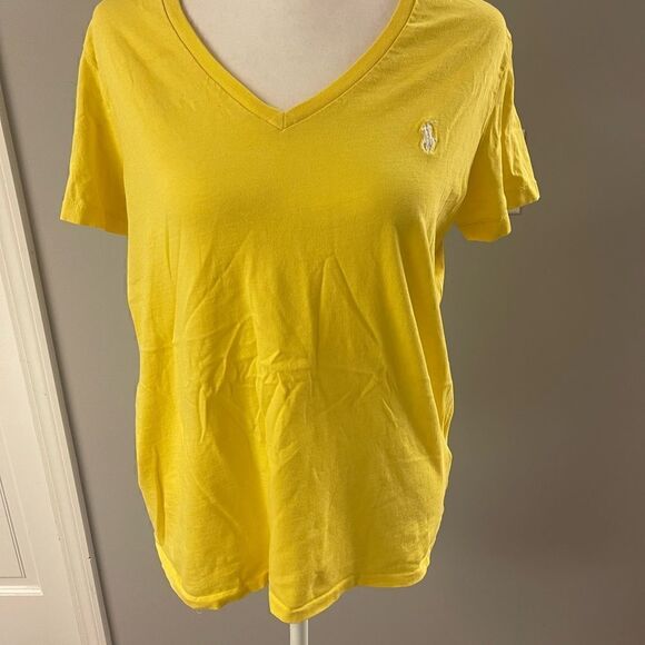Polo Ralph Lauren t-shirt, women’s extra large, yellow, runs small - Picture 3 of 7
